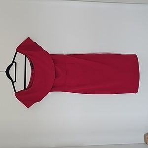 Dynamite Red Off-Shoulder Dress